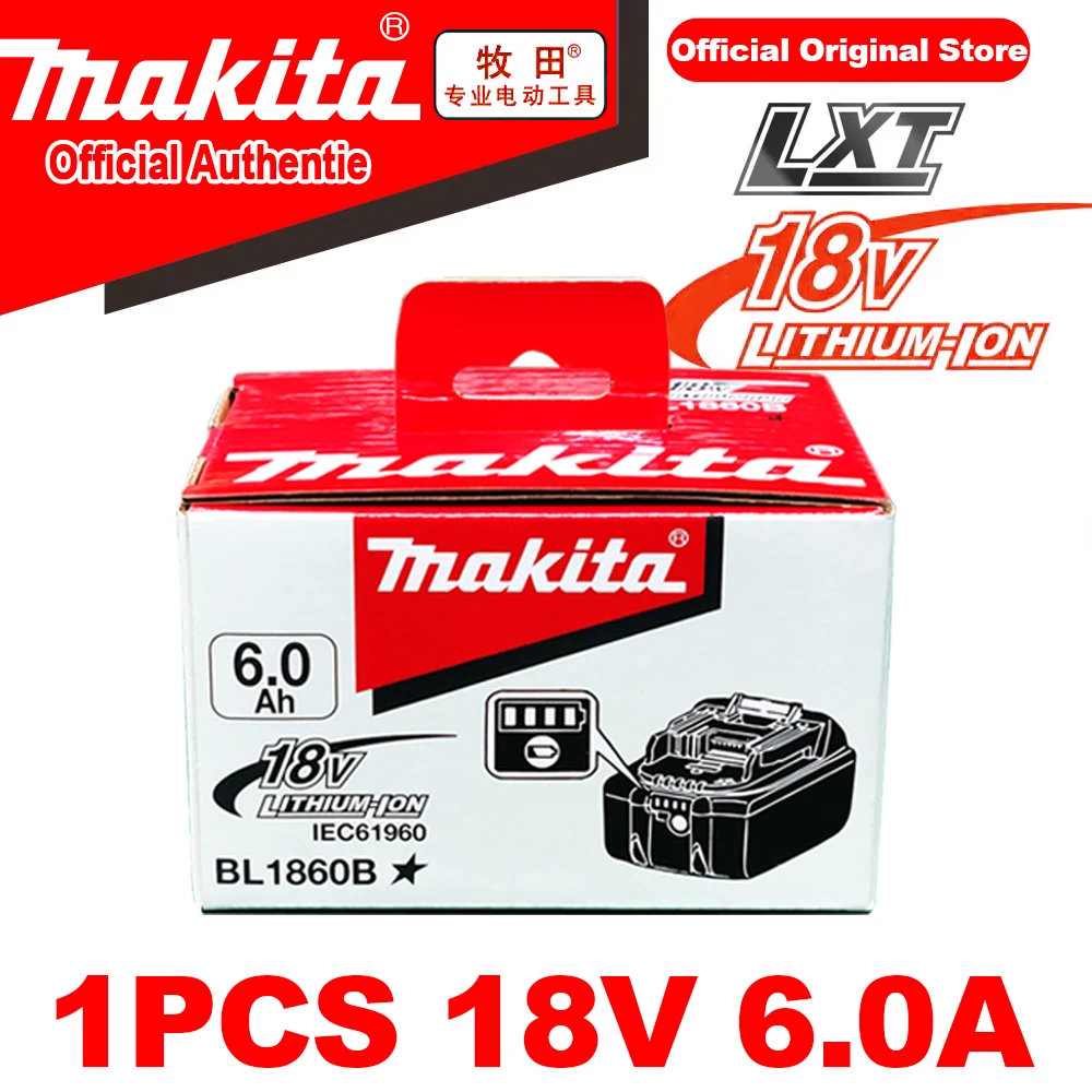 Оригинальный аккумулятор Makita 5000 мАч/6000 мАч 18 В подходит для электроинструментов Makita DTD173 DRT52 DDF489 DHP489 DJV185 DUC357 18 В.
Оригинальный аккумулятор Makita 5000 мАч/6000 мАч 18 В подходит для электроинструментов Makita DTD173 DRT52 DDF489 DHP489 DJV185 DUC357 18 В.