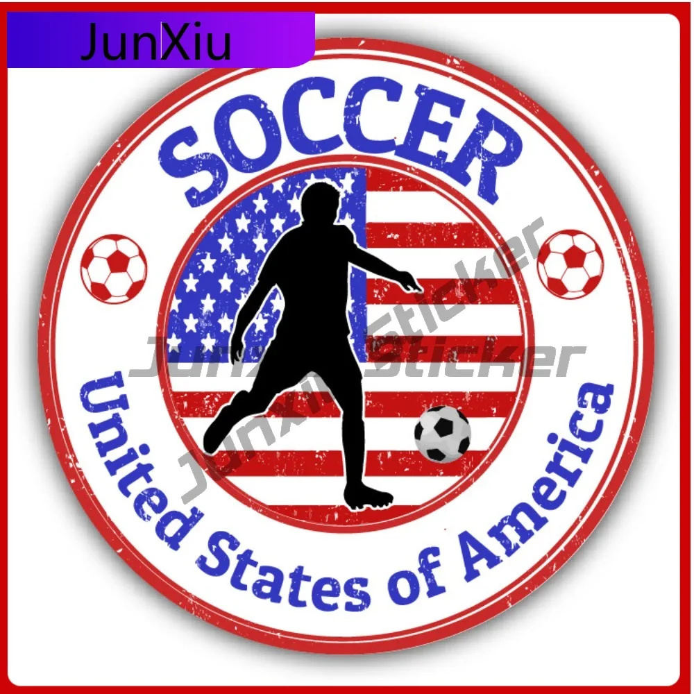 Usa Soccer Creative Sticker Stamp Car Decal Bumper Stickers - ''Sizes" Cool Style Motorcycle Use For Auto Styling Accessory W
Usa Soccer Creative Sticker Stamp Car Decal Bumper Stickers - ''Sizes" Cool Style Motorcycle Use For Auto Styling Accessory W