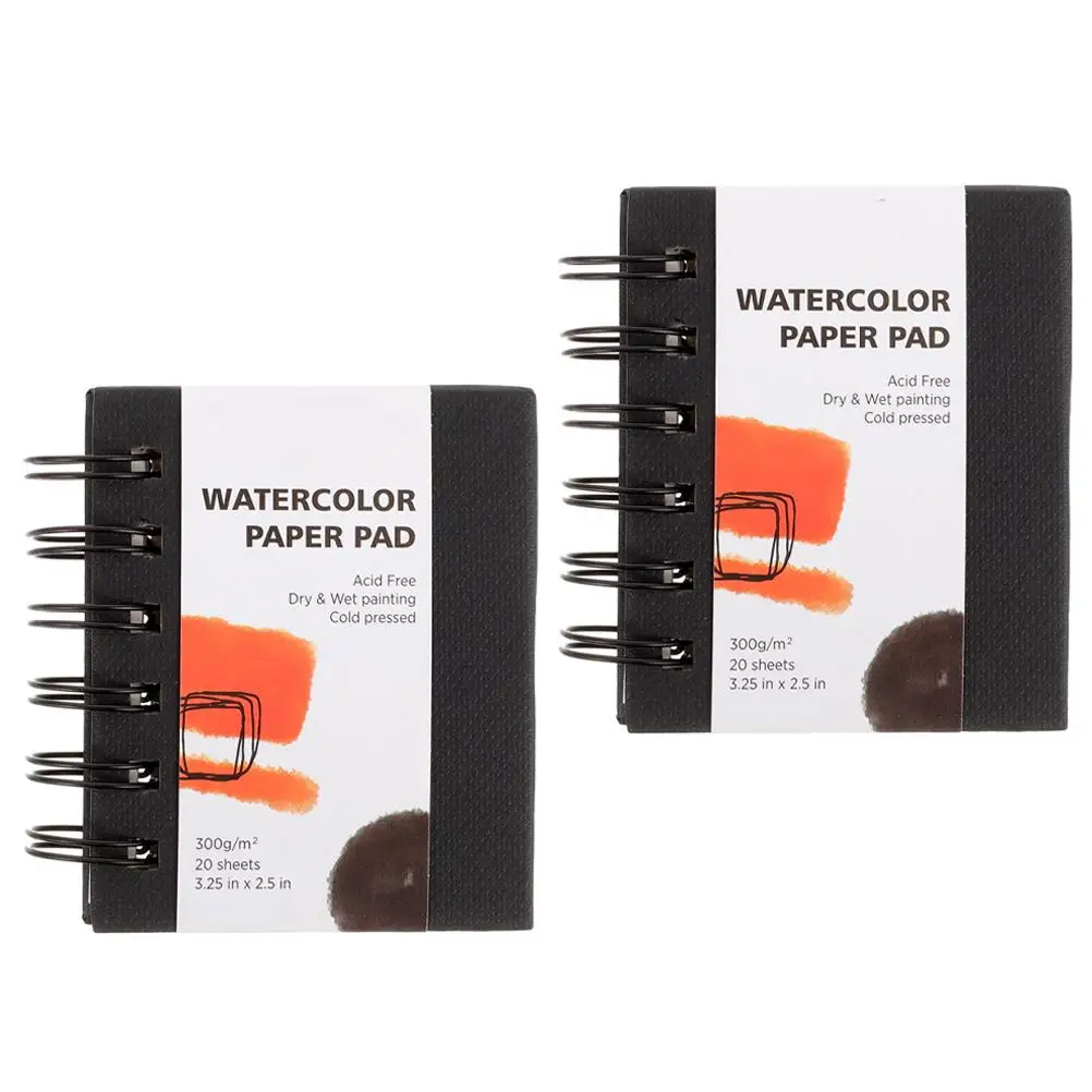 2 Pcs Watercolor Book Sketchbooks for Drawing Coil Painting Creation Paper Small Student Pad
2 Pcs Watercolor Book Sketchbooks for Drawing Coil Painting Creation Paper Small Student Pad