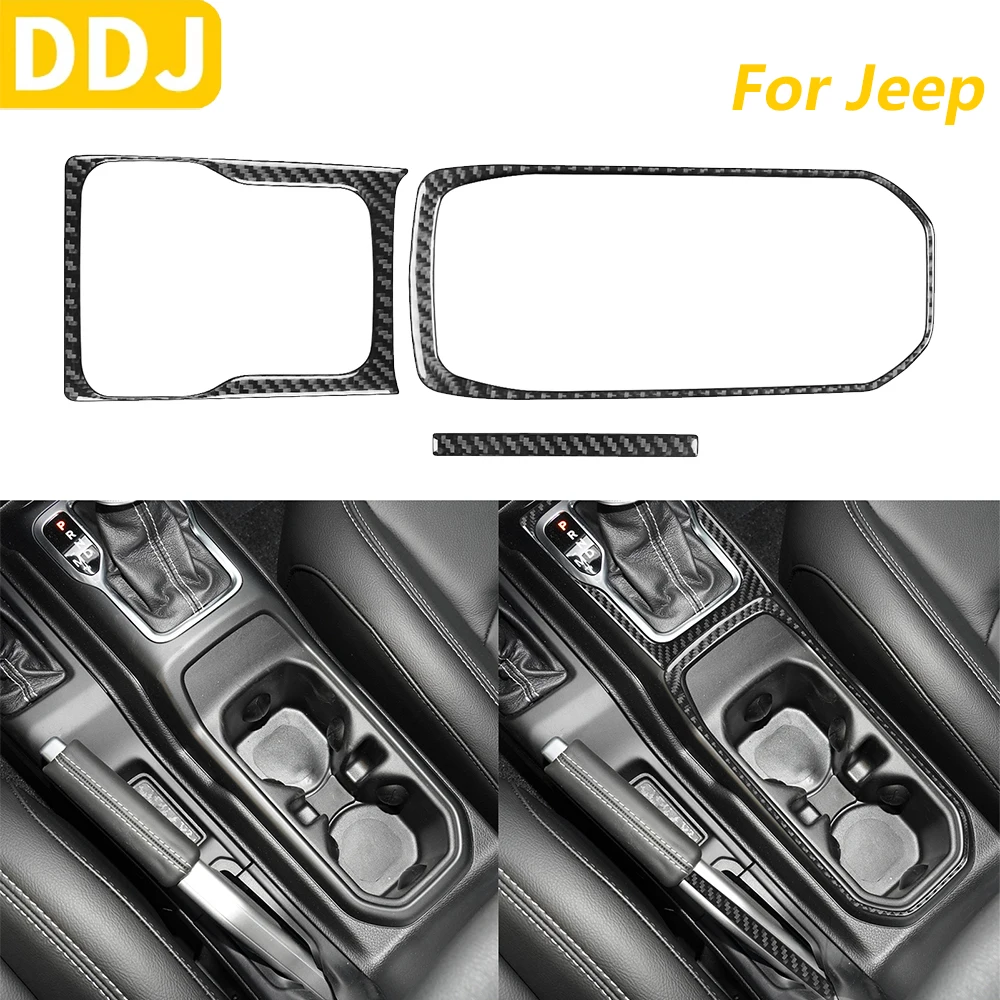 For Jeep Wrangler JL 2018-2023 Gladiator 2020-2023 Carbon Fiber Gear Shift Hand Brake Cup Holder Set Car Accessories Sticker
For Jeep Wrangler JL 2018-2023 Gladiator 2020-2023 Carbon Fiber Gear Shift Hand Brake Cup Holder Set Car Accessories Sticker