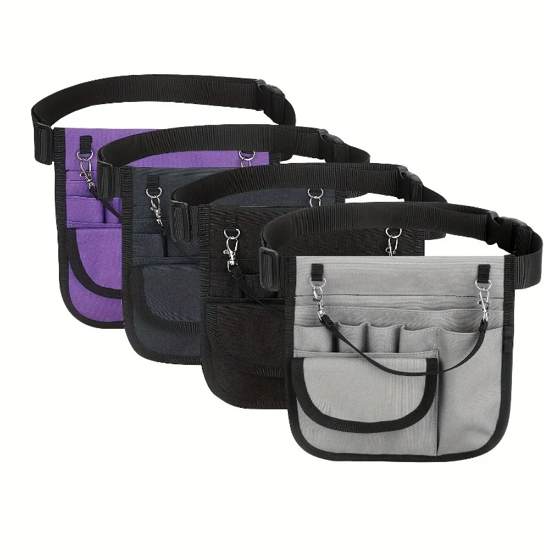 1pcs Tool Waist Bag Microfiber Gray with Hanging Rings Large Capacity Multi-Compartment Nurse Florist Tool Pouch
1pcs Tool Waist Bag Microfiber Gray with Hanging Rings Large Capacity Multi-Compartment Nurse Florist Tool Pouch