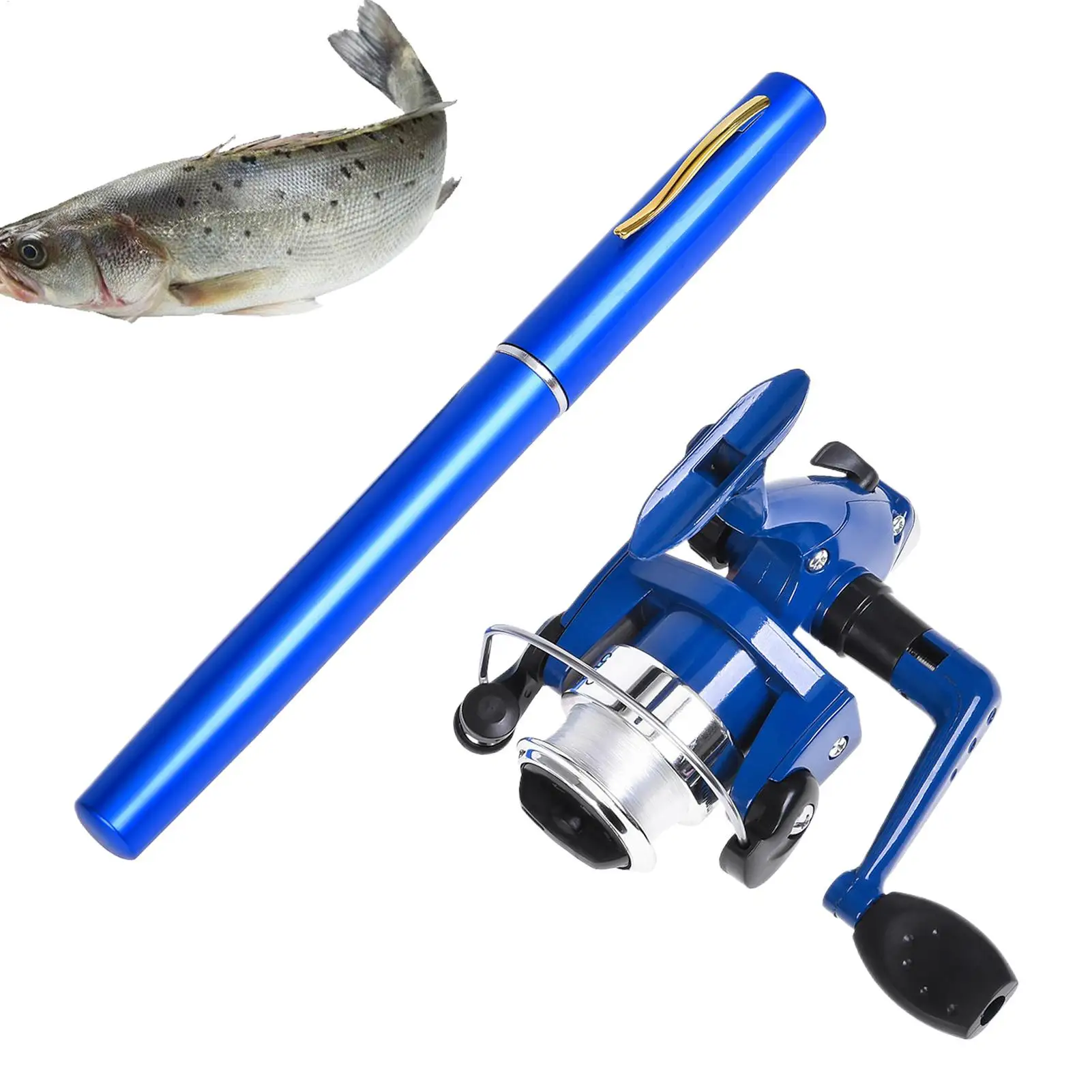 Pen Fishing Pole Telescopic Fly Fishing Rod With Reel 39 Inch Pen Pole Non-Slip Gear Kit For Dock Pond Sea Saltwater Lake River
Pen Fishing Pole Telescopic Fly Fishing Rod With Reel 39 Inch Pen Pole Non-Slip Gear Kit For Dock Pond Sea Saltwater Lake River