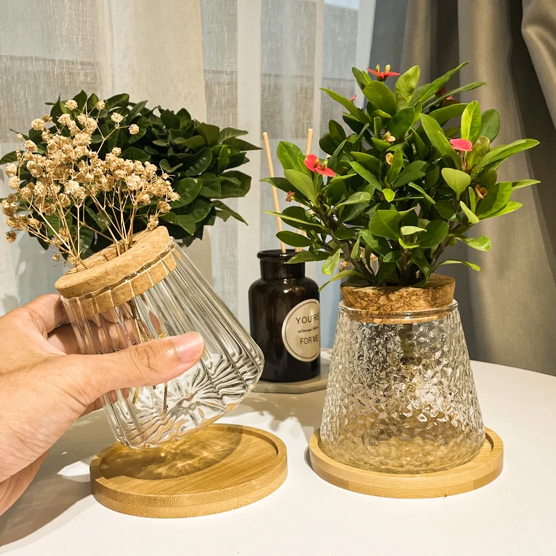 2/1 Pcs Transparent Glass Flower Pots Home Decorative Hydroponic Bottle Greenery Desktop Plant Vase Soilless Tabletop Ornament
2/1 Pcs Transparent Glass Flower Pots Home Decorative Hydroponic Bottle Greenery Desktop Plant Vase Soilless Tabletop Ornament