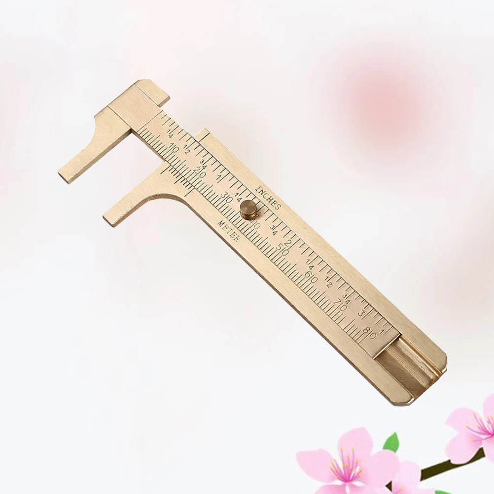 1Pc Mini Calipers Copper Material Millimeters Inches Dual Scale Precise Measurement for Delicate Items
1Pc Mini Calipers Copper Material Millimeters Inches Dual Scale Precise Measurement for Delicate Items