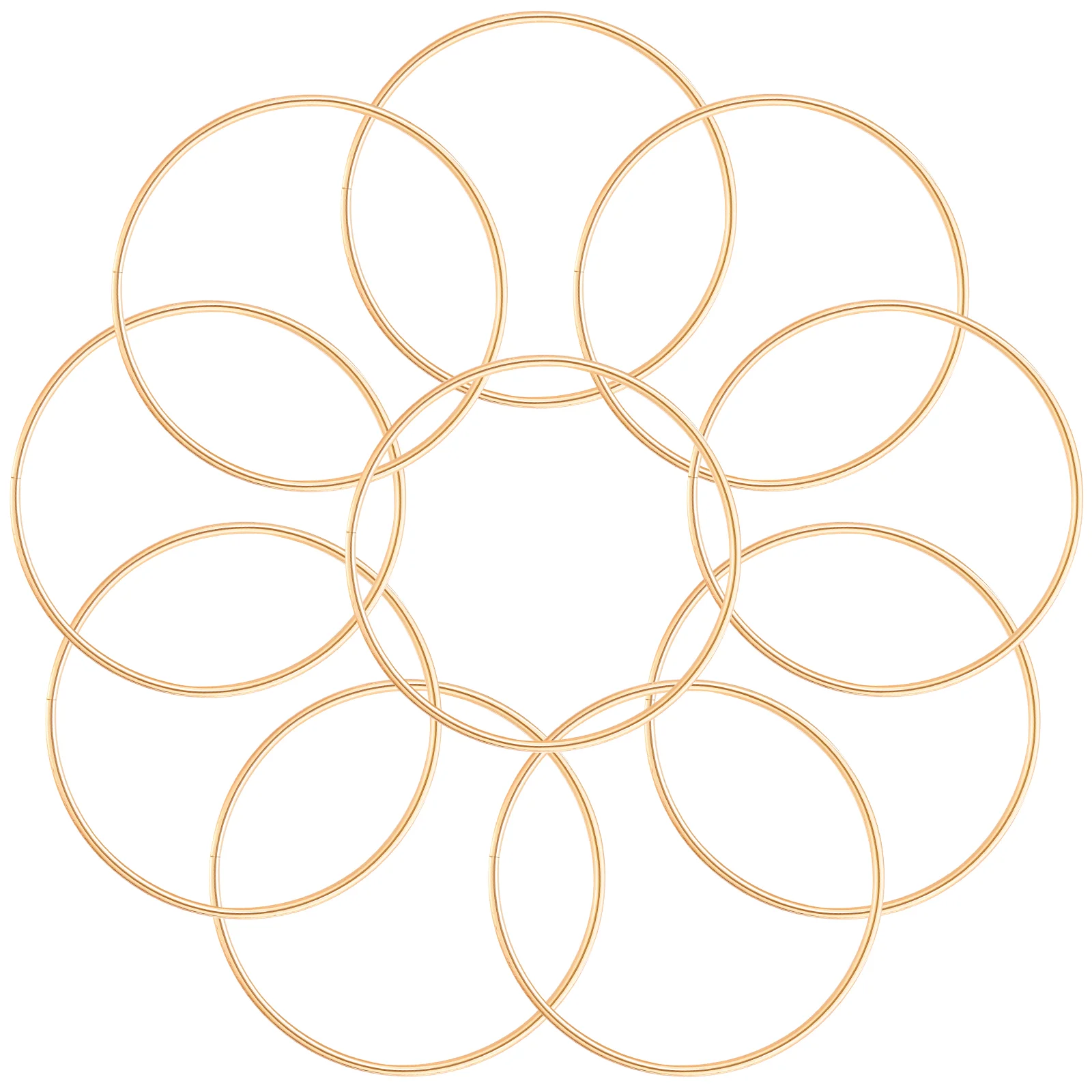 10 Pcs Golden Circle Craft Rings Dreamcatcher Hoop Centerpiece Wreath Floral Hoops
10 Pcs Golden Circle Craft Rings Dreamcatcher Hoop Centerpiece Wreath Floral Hoops