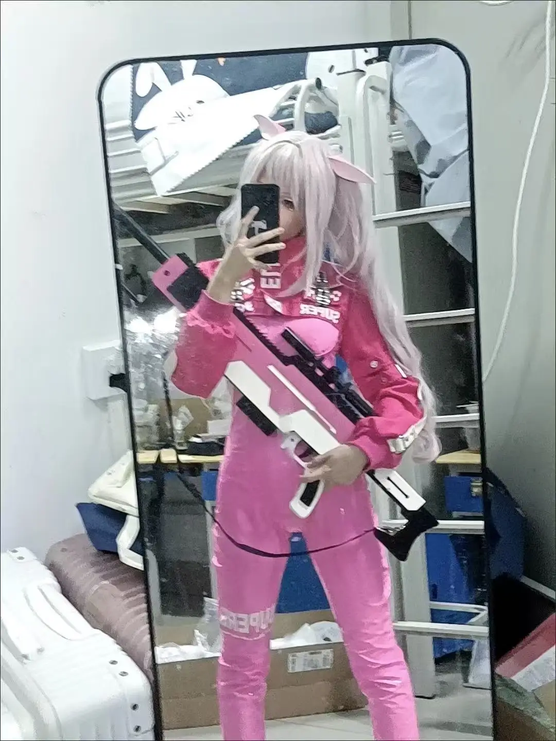 110CM Alice Cos Gun Weapons Game GODDESS OF VICTORY:NIKKE Cosplay Prop Halloween Christmas Fancy Party Costume Accessories
110CM Alice Cos Gun Weapons Game GODDESS OF VICTORY:NIKKE Cosplay Prop Halloween Christmas Fancy Party Costume Accessories