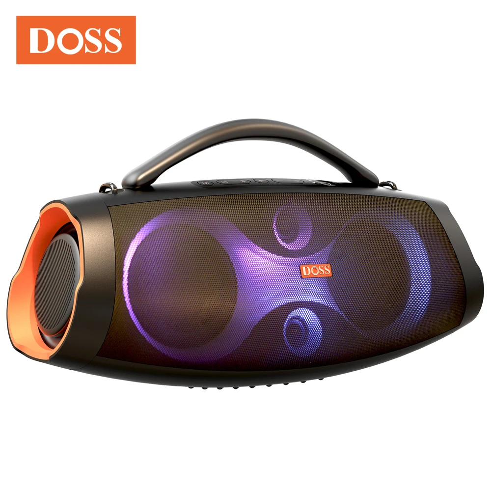Портативный динамик DOSS Bluetooth 5,4, мощный звук 120 Вт, перфористый бас, сабвуфер, звуковая коробка, IPX6, водонепроницаемый уличный беспроводной динамик
Портативный динамик DOSS Bluetooth 5,4, мощный звук 120 Вт, перфористый бас, сабвуфер, звуковая коробка, IPX6, водонепроницаемый уличный беспроводной динамик