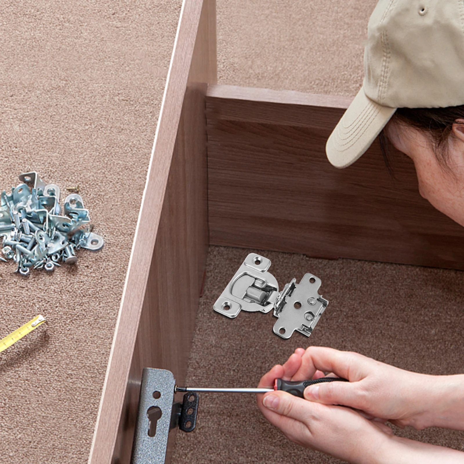 Soft Closing Concealed Hinges Zinc Alloy Foldable Cabinet Door Hinges For Wardrobe Kitchen Hidden Hinge Hardware
Soft Closing Concealed Hinges Zinc Alloy Foldable Cabinet Door Hinges For Wardrobe Kitchen Hidden Hinge Hardware