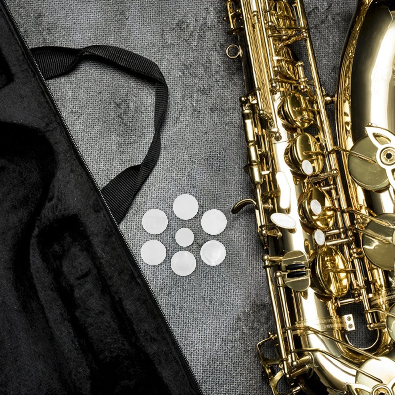 9Pcs White Saxophone Key Buttons Shell Inlays Set Upgrade Repair Accessories Saxophone Enhancement Parts
9Pcs White Saxophone Key Buttons Shell Inlays Set Upgrade Repair Accessories Saxophone Enhancement Parts