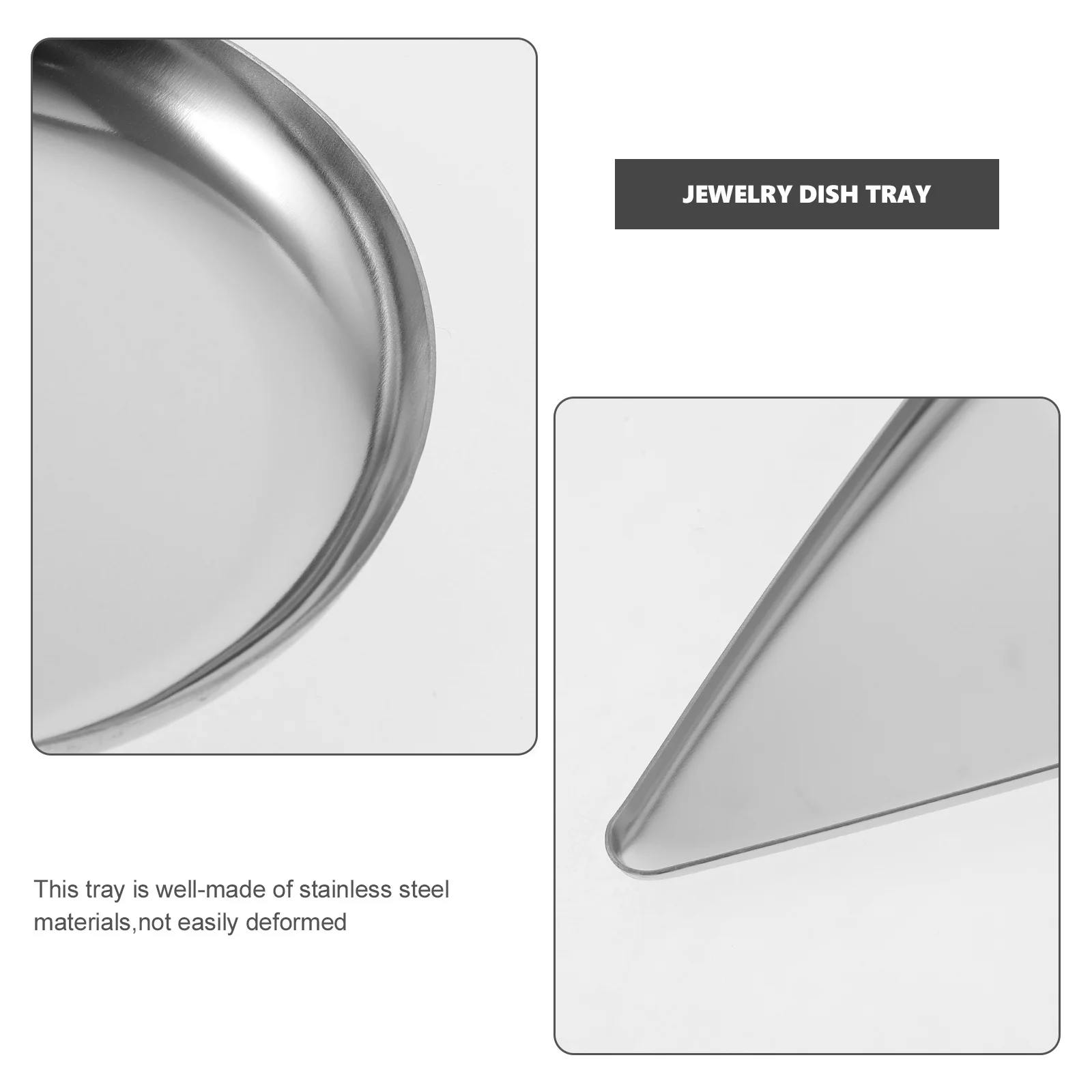 Stainless Steel Waterdrop Jewelry Tray Ring Holder Decorative Storage Plate Multi-Functional Desktop Organizer Trinket Dish
Stainless Steel Waterdrop Jewelry Tray Ring Holder Decorative Storage Plate Multi-Functional Desktop Organizer Trinket Dish