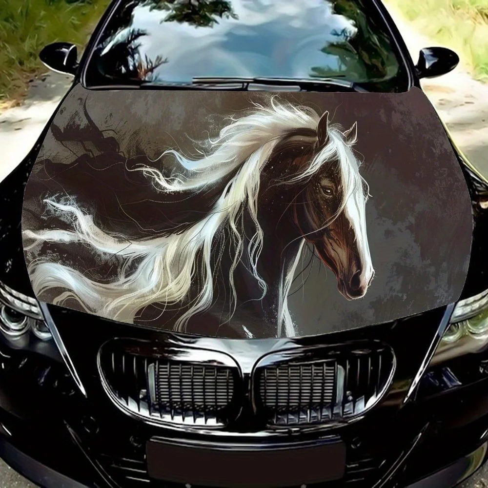 Brown Horse Car Hood Decal with Long White Hair, Car Hood Sticker, Car Hood Wrap, Gift, Self-adhesive Waterproof, Decorative Ant
Brown Horse Car Hood Decal with Long White Hair, Car Hood Sticker, Car Hood Wrap, Gift, Self-adhesive Waterproof, Decorative Ant