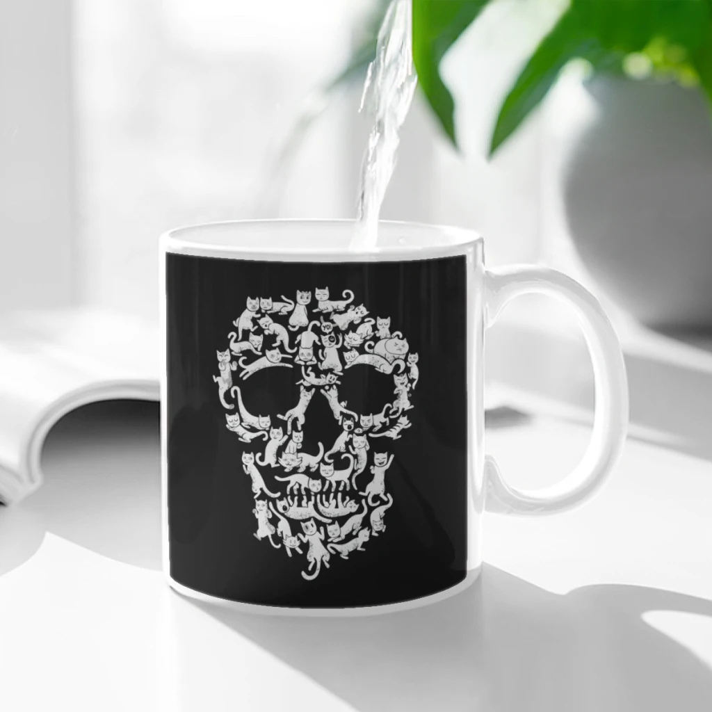 Catskull Black Ceramic Cup Coffee Oatmeal Breakfast Cup Creative Personality Mug
Catskull Black Ceramic Cup Coffee Oatmeal Breakfast Cup Creative Personality Mug