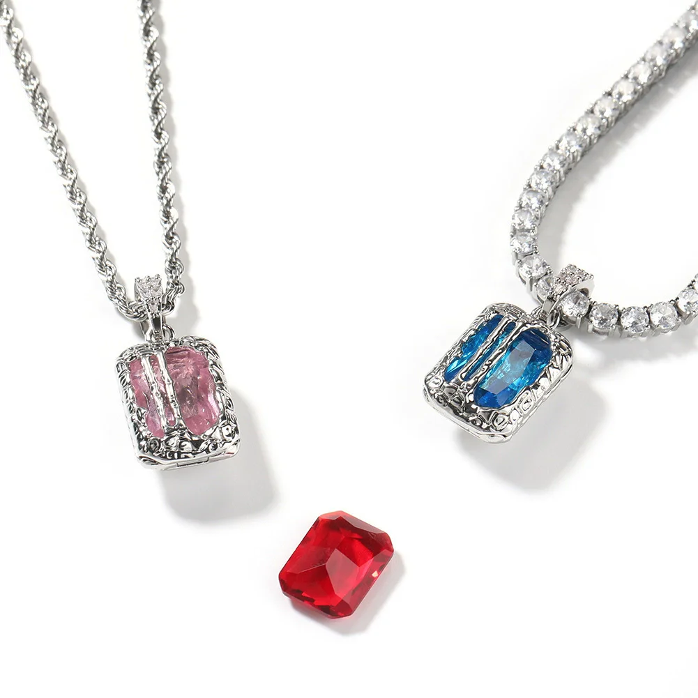 Ladies' necklace plated with platinum zircon geometric replaceable hip-hop rock pop fashion jewelry party accessories
Ladies' necklace plated with platinum zircon geometric replaceable hip-hop rock pop fashion jewelry party accessories