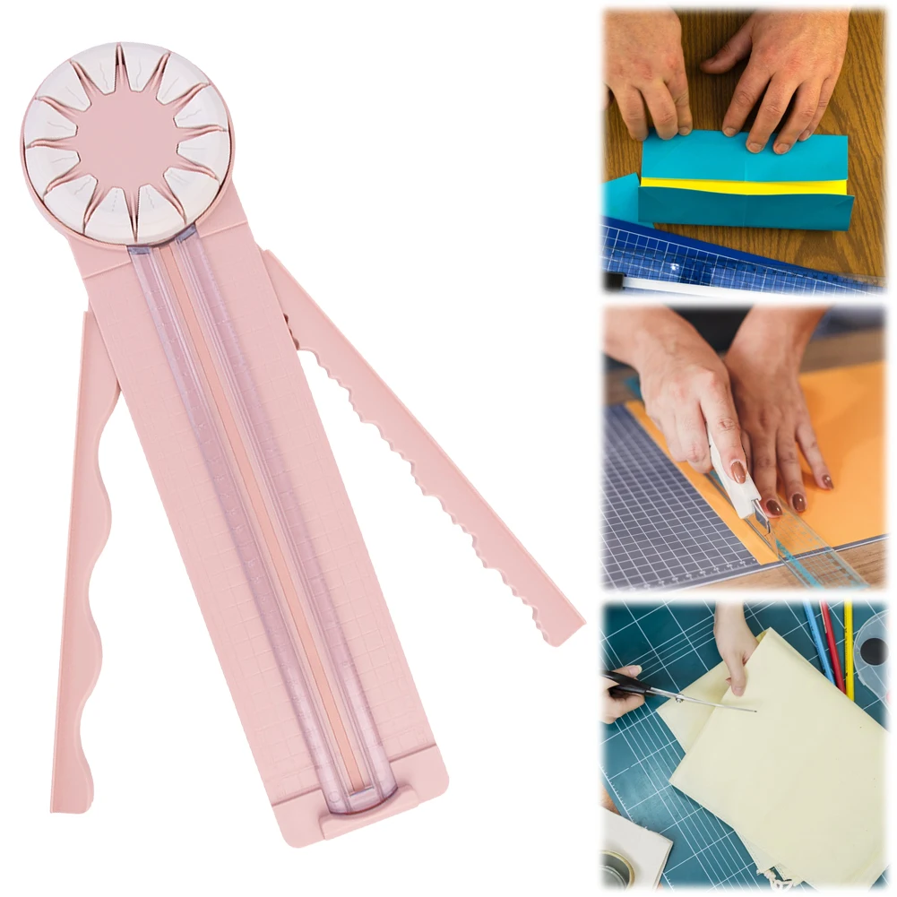 12 in 1 Rotary Paper Trimmer Multi-Functional Cutting Tool Wrapping Paper Cutter Portable Paper Cutter for Scrapbook Photo Paper
12 in 1 Rotary Paper Trimmer Multi-Functional Cutting Tool Wrapping Paper Cutter Portable Paper Cutter for Scrapbook Photo Paper