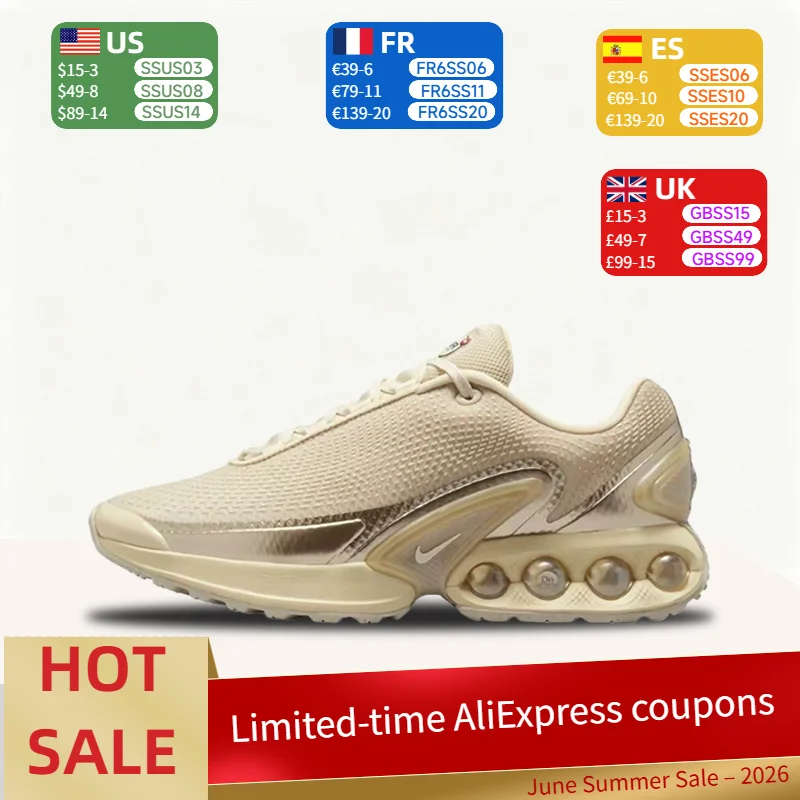 Nike Air Max Dn Women's Comfortable, Wear-resistant Low-top Casual City Commuting Running Shoes in Beige HV4861-200
Nike Air Max Dn Women's Comfortable, Wear-resistant Low-top Casual City Commuting Running Shoes in Beige HV4861-200