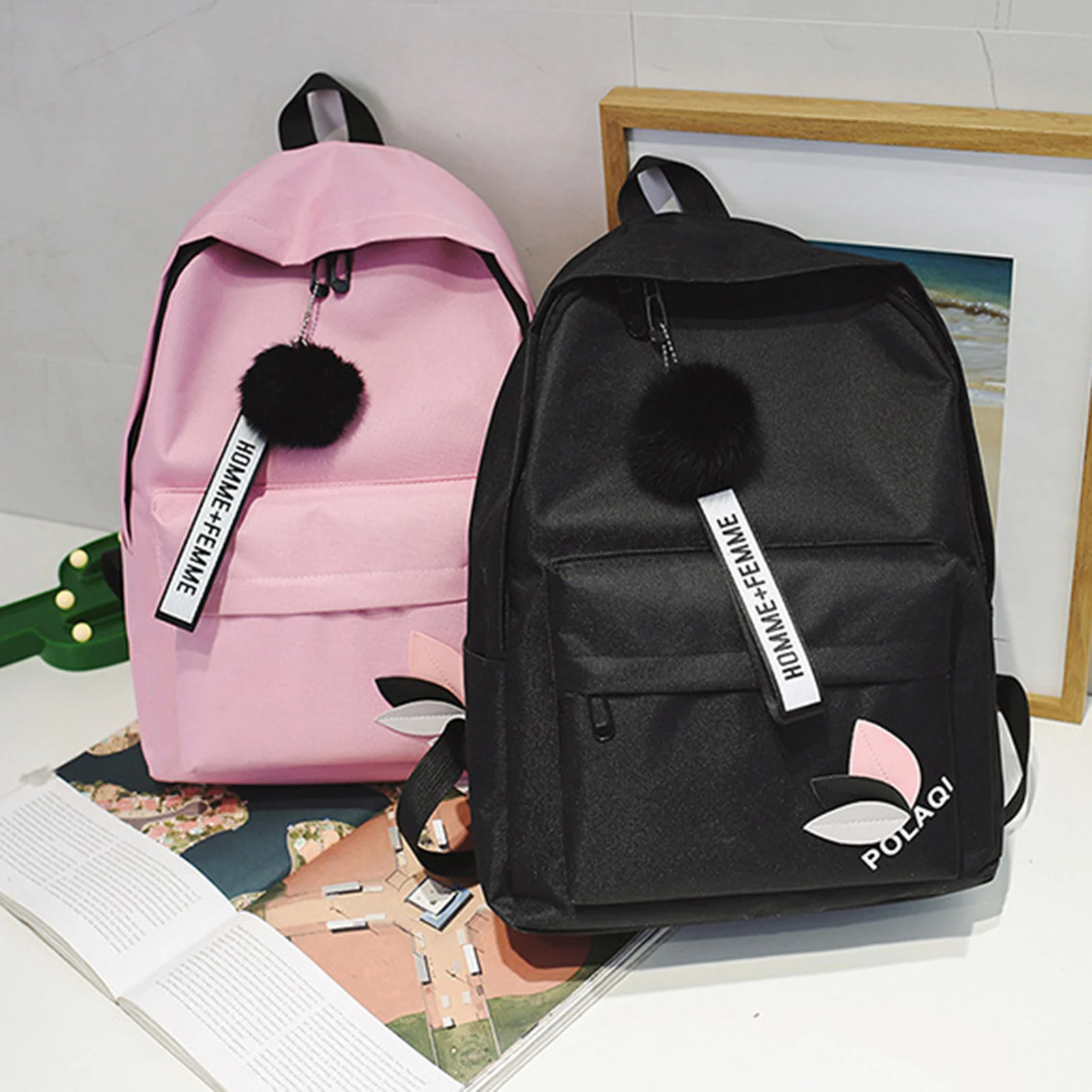 Women's Canvas Backpack for Junior High School Students Triangular Reinforcement Canvas Backpack Waterproof Canvas Backpack
Women's Canvas Backpack for Junior High School Students Triangular Reinforcement Canvas Backpack Waterproof Canvas Backpack