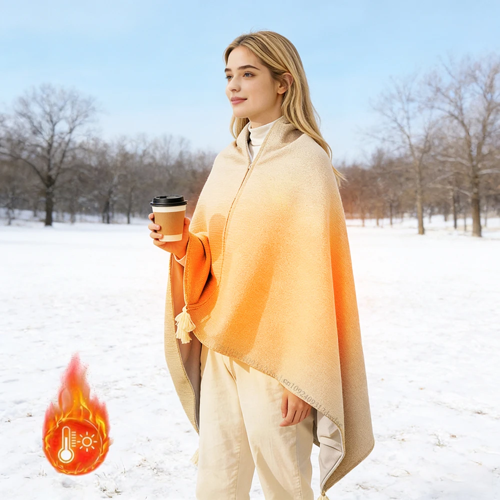 Electric Heated Blanket USB Hot Blanket Wearable Heating Shawl USB Warmer Blanket Shoulder Heating Pad 150*80CM
Electric Heated Blanket USB Hot Blanket Wearable Heating Shawl USB Warmer Blanket Shoulder Heating Pad 150*80CM