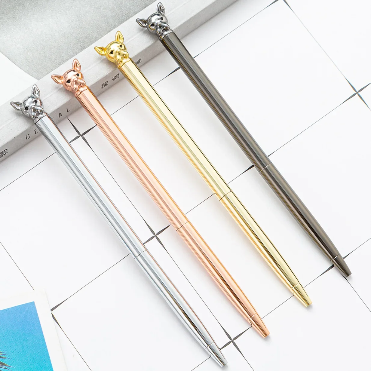 Dog Shape Metal Ballpoint Pen 20 PCS Office Stationery School Supplies Wholesale Gift Pen Office Accessories Ballpoint Pen
Dog Shape Metal Ballpoint Pen 20 PCS Office Stationery School Supplies Wholesale Gift Pen Office Accessories Ballpoint Pen