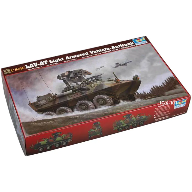Trumpeter 00372 1/35 USMC LAV-AT Anti-Tank Light Vehicle Children Military Collection Toy Plastic Assembly Building Model Kit
Trumpeter 00372 1/35 USMC LAV-AT Anti-Tank Light Vehicle Children Military Collection Toy Plastic Assembly Building Model Kit