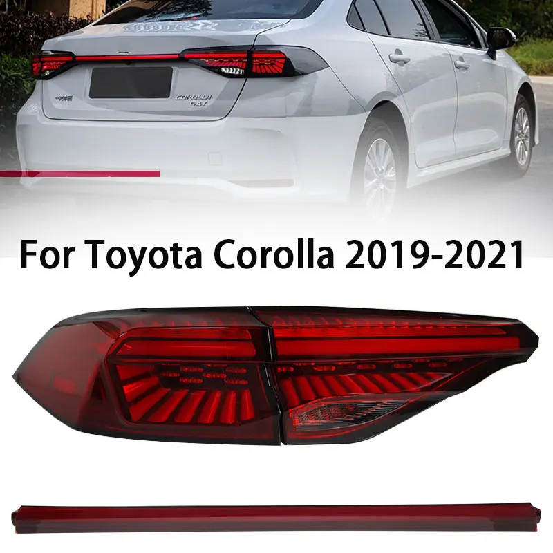 Автомобильный фонарь, задний фонарь для Toyota Corolla светодиодный Tail 2019-2021 Corolla Altis, задний противотуманный сигнал поворота, автомобильный Acc
Автомобильный фонарь, задний фонарь для Toyota Corolla светодиодный Tail 2019-2021 Corolla Altis, задний противотуманный сигнал поворота, автомобильный Acc