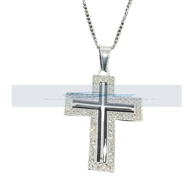 Full Diamond Cross Necklace New Pendant Hip Hop Bracelet Trendy Personality Versatile Sweater Chain Accessories
Full Diamond Cross Necklace New Pendant Hip Hop Bracelet Trendy Personality Versatile Sweater Chain Accessories