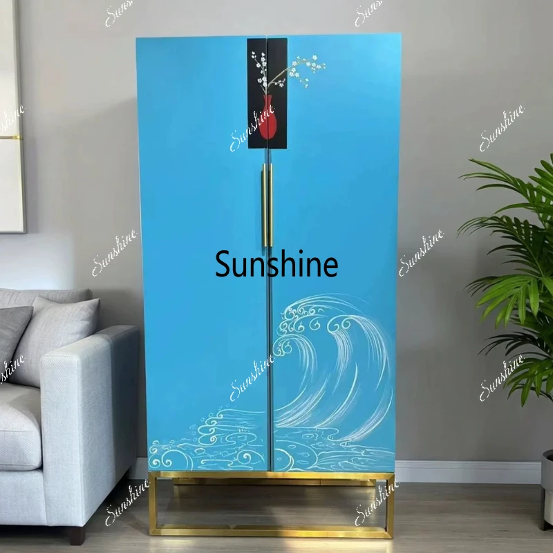 New Chinese-style entrance door cabinet, living room storage, storage, decoration
New Chinese-style entrance door cabinet, living room storage, storage, decoration