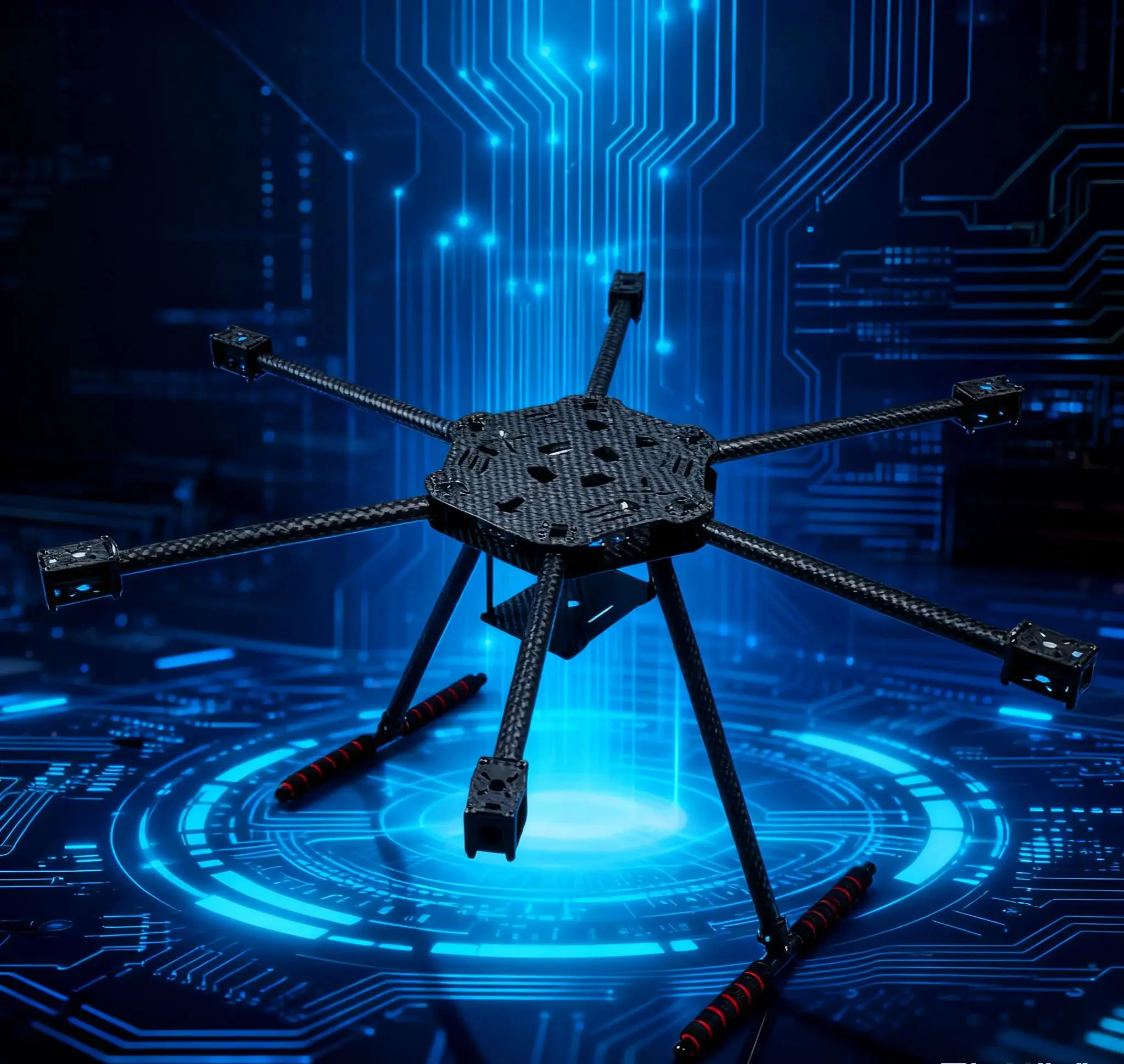 F850 Full Carbon Fiber Hexacopter Frame Kit - 850mm Foldable Arms with Retractable Landing Gear for Heavy Lift FPV & Industrial
F850 Full Carbon Fiber Hexacopter Frame Kit - 850mm Foldable Arms with Retractable Landing Gear for Heavy Lift FPV & Industrial
