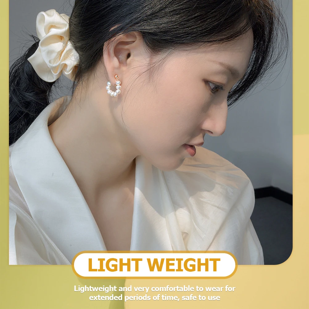 Pearl Earrings Clip On Cuffs for Women Hoop Vintage Non Pierced Imitation Pearls Earings Elegant Fashion Jewelry Gifts
Pearl Earrings Clip On Cuffs for Women Hoop Vintage Non Pierced Imitation Pearls Earings Elegant Fashion Jewelry Gifts