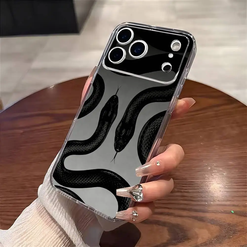 Glod Black Snake Pattern Phone Case For iPhone 17 16 15 14 13 12 11 Mini Pro Max Plus Transparent Cover
Glod Black Snake Pattern Phone Case For iPhone 17 16 15 14 13 12 11 Mini Pro Max Plus Transparent Cover