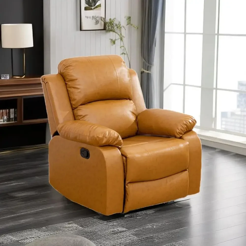 Leather Recliner for Living Room or Compact Spaces, Reclining Couch for Home Theater Use
Leather Recliner for Living Room or Compact Spaces, Reclining Couch for Home Theater Use