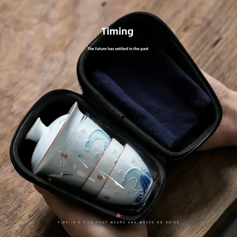 Outdoors Portable Travel Teapot Set With 3 Mini Cups 1 Gaiwan Porcelana Japanese Tea Set Gaiwan Ceremony Set Household Wine
Outdoors Portable Travel Teapot Set With 3 Mini Cups 1 Gaiwan Porcelana Japanese Tea Set Gaiwan Ceremony Set Household Wine