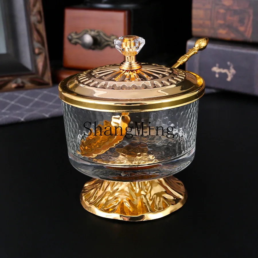 CL iron glass sugar jar household kitchen salt seasoning jar soy sauce vinegar jar living room decoration snack box
CL iron glass sugar jar household kitchen salt seasoning jar soy sauce vinegar jar living room decoration snack box