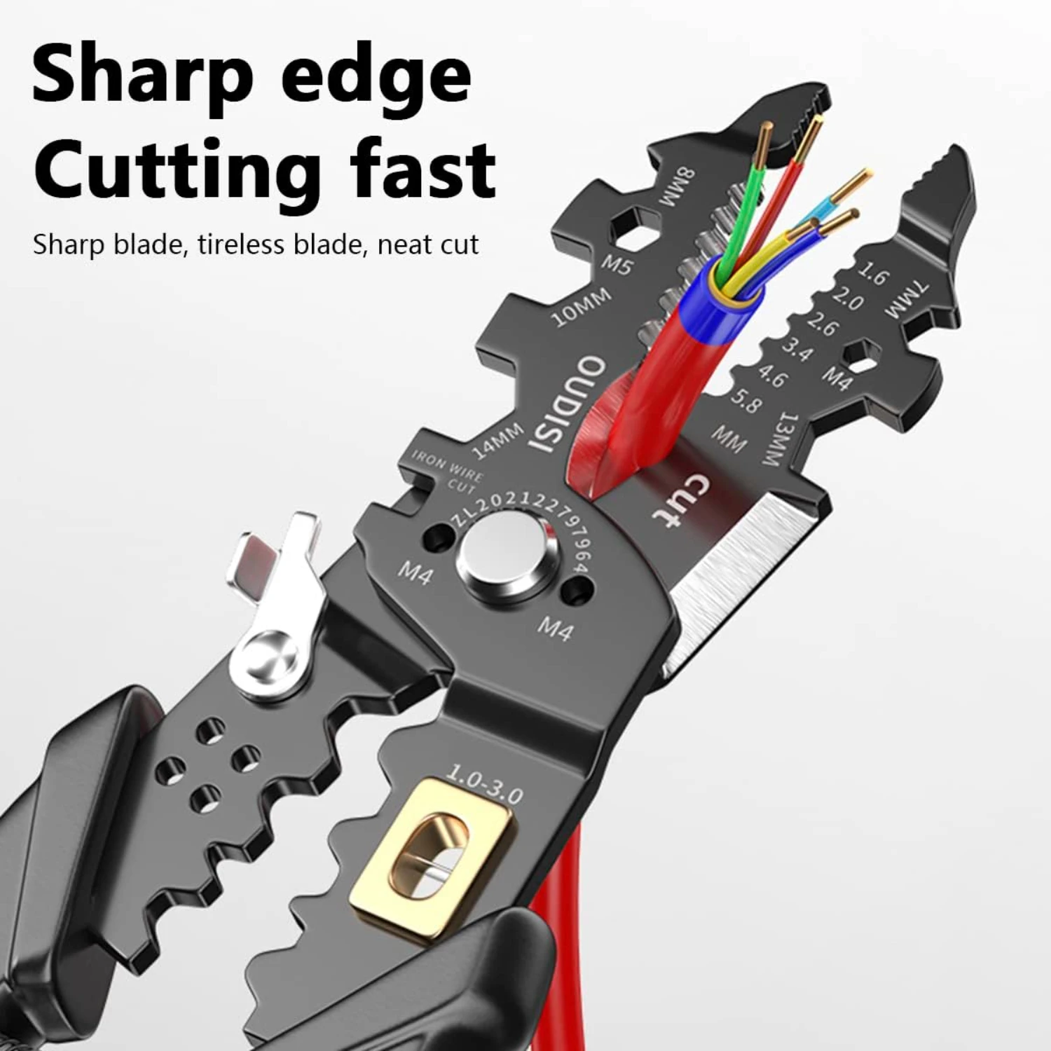 Black Portable Flagship Professional Multitool - Precise Cutter & Crimping Tool for Cable Stripping - Handheld Wire Stripper
Black Portable Flagship Professional Multitool - Precise Cutter & Crimping Tool for Cable Stripping - Handheld Wire Stripper
