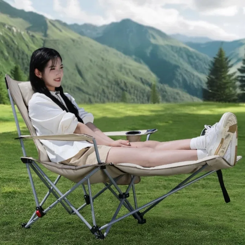 Folding Recliner Portable Camping Chair with Adjustable Backrest and Cotton-Filled Seat for Travel Beach Fishing Outdoor Chair
Folding Recliner Portable Camping Chair with Adjustable Backrest and Cotton-Filled Seat for Travel Beach Fishing Outdoor Chair