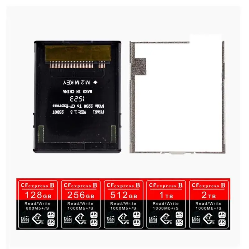 AP-NGFF M2 Mkey Nvme 2230 SSD To Cfexpress Type-B Adapter CF-Express Type-B To 2230 Nvme M.2 SSD Adapter Accessories
AP-NGFF M2 Mkey Nvme 2230 SSD To Cfexpress Type-B Adapter CF-Express Type-B To 2230 Nvme M.2 SSD Adapter Accessories