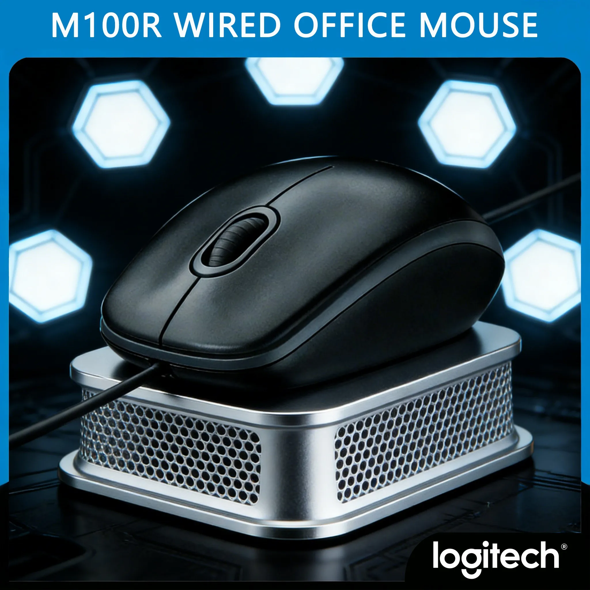 Logitech M100R - Built to Withstand the Rigors of Daily Use
Logitech M100R - Built to Withstand the Rigors of Daily Use