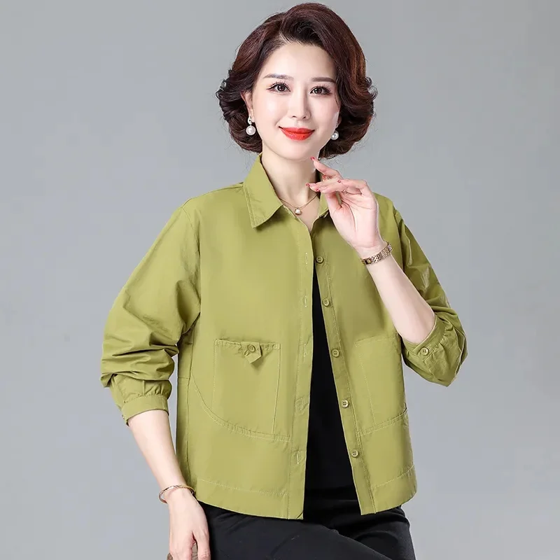 Women Coat Spring Autumn New Casual Jacket Joker Korean Cardigan Outwear Loose Large Size Short Tops Female High-End Shirt
Women Coat Spring Autumn New Casual Jacket Joker Korean Cardigan Outwear Loose Large Size Short Tops Female High-End Shirt