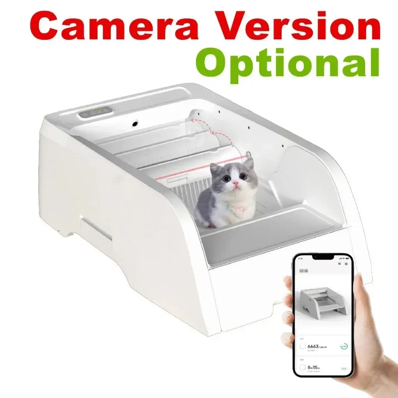 Self-cleaning Cat Litter Box Electric Automatic Cat Tray Open Ended Infrared Sensor Multiple Cat Suitable for Large Cats Product
Self-cleaning Cat Litter Box Electric Automatic Cat Tray Open Ended Infrared Sensor Multiple Cat Suitable for Large Cats Product