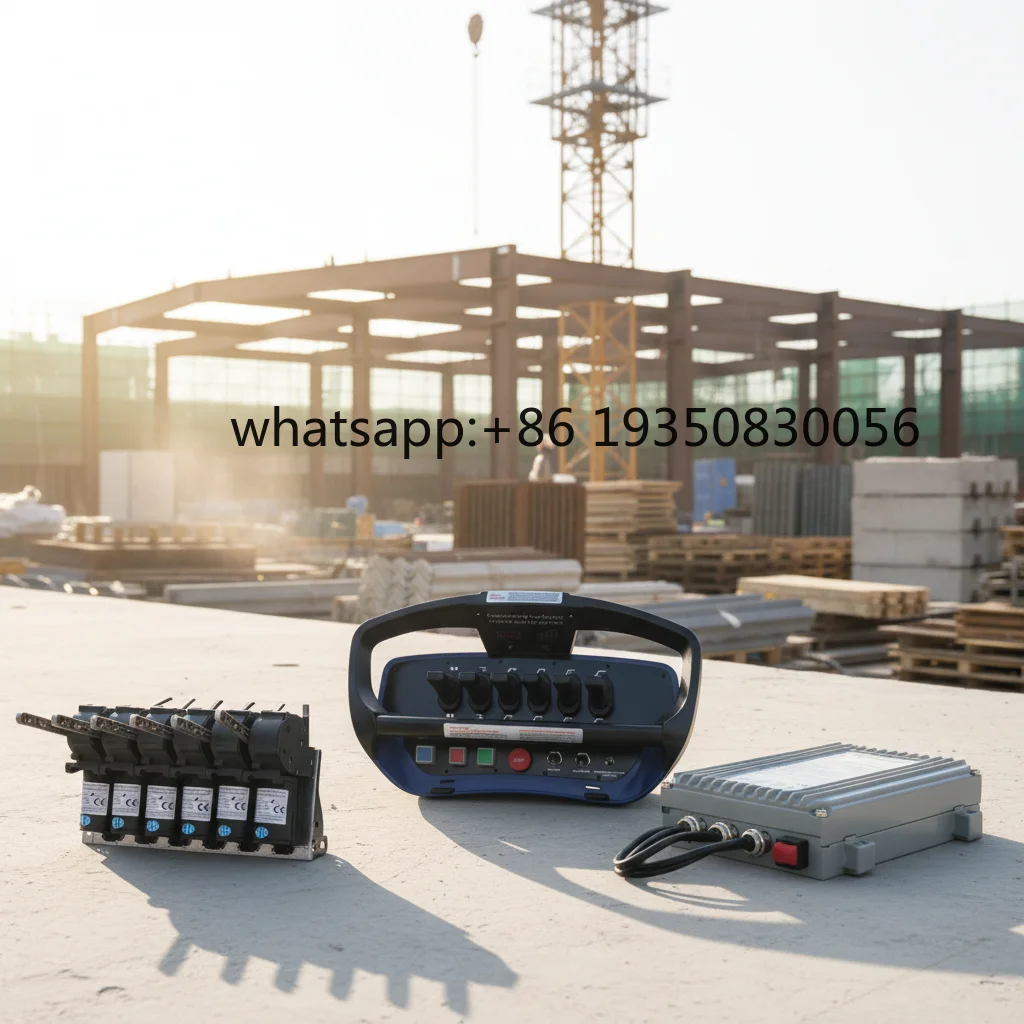New Arrivals Wireless 12V 24V Hydraulic 6 Joysticks Industry Remote Control for Crane Truck Radio Remote Control IP68 Waterproof
New Arrivals Wireless 12V 24V Hydraulic 6 Joysticks Industry Remote Control for Crane Truck Radio Remote Control IP68 Waterproof