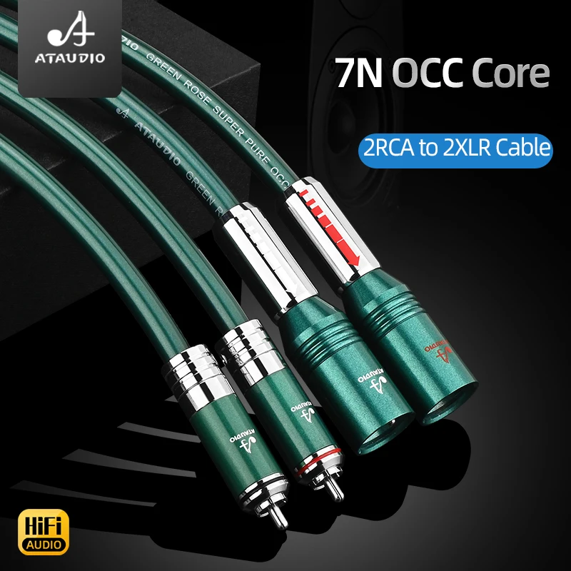 Кабель ATAUDIO Hi-Fi RCA-XLR, 1 пара, Hi-end, 6N OCC, RCA-штекер на XLR-штекер и XLR-гнездо, аудиокабель для усилителя, CD-плеера
Кабель ATAUDIO Hi-Fi RCA-XLR, 1 пара, Hi-end, 6N OCC, RCA-штекер на XLR-штекер и XLR-гнездо, аудиокабель для усилителя, CD-плеера