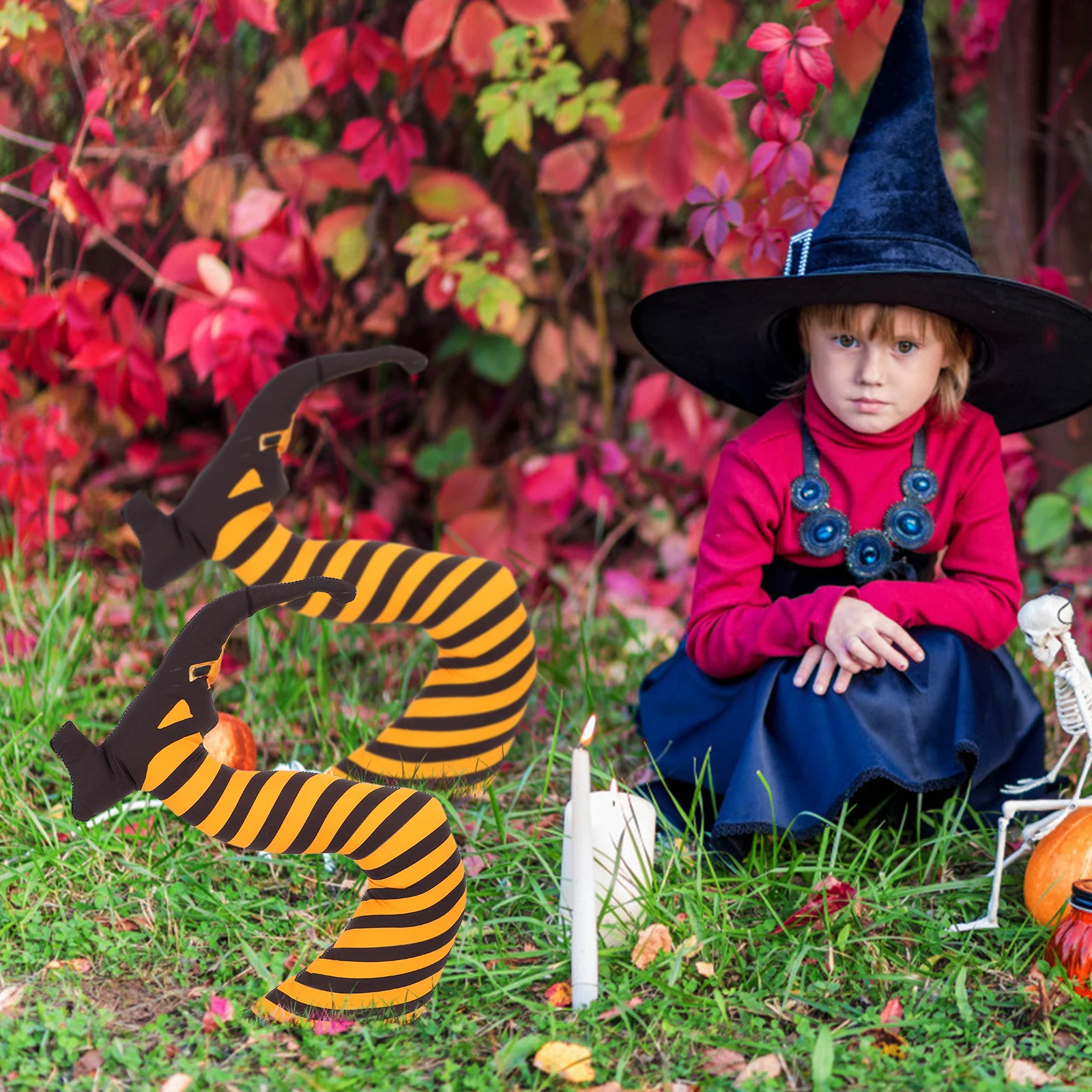 Beautiful Legs Decoration Stuffed Witch Halloween Decorations Outdoor Garden Ornament Yard Adornment
Beautiful Legs Decoration Stuffed Witch Halloween Decorations Outdoor Garden Ornament Yard Adornment
