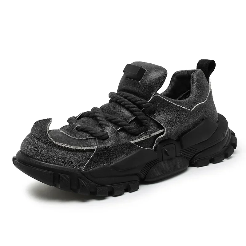 Genuine Leather Designer Ankle Motorcycle Boots Casual Chunky Sneakers Flat Platform Autumn Fashion Comfy Shoes Men's Loafers
Genuine Leather Designer Ankle Motorcycle Boots Casual Chunky Sneakers Flat Platform Autumn Fashion Comfy Shoes Men's Loafers