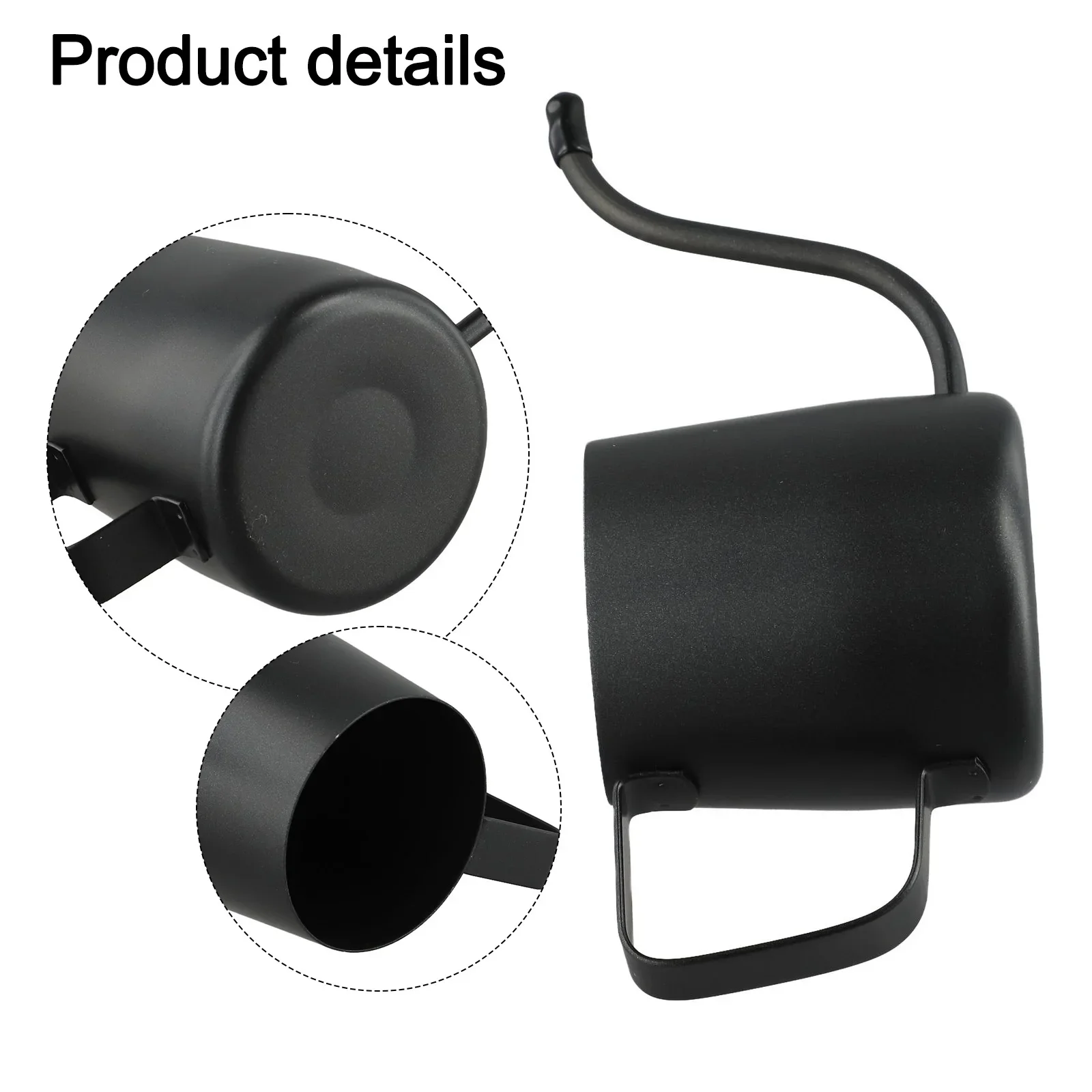 Flexible Nozzle Watering Can Fertilizer Black Watering Pot 20*10*5 Long Spout Pot Rust-resistant Material Flexible Gooseneck
Flexible Nozzle Watering Can Fertilizer Black Watering Pot 20*10*5 Long Spout Pot Rust-resistant Material Flexible Gooseneck