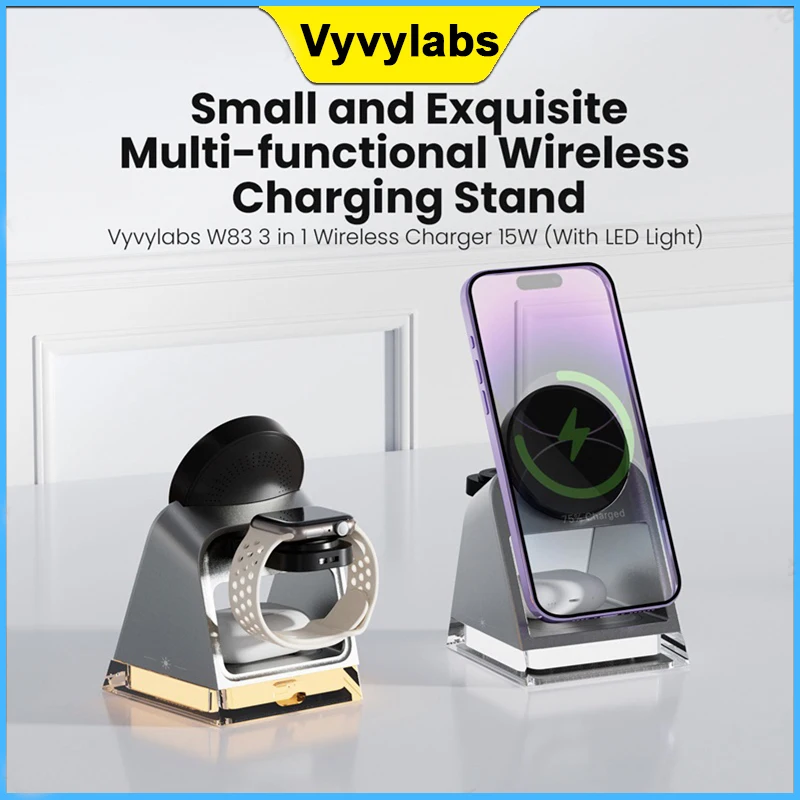 Настольное зарядное устройство vylabs 15 Вт, магнитное Беспроводное зарядное устройство для iPhone 15 14 13, iwatch, ipod, беспроводное зарядное устройство
Настольное зарядное устройство vylabs 15 Вт, магнитное Беспроводное зарядное устройство для iPhone 15 14 13, iwatch, ipod, беспроводное зарядное устройство