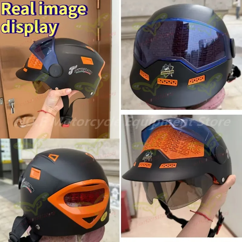 Motorcycle Helmet for Men Summer Sun Protection Breathable Half Helmet Safe and Comfortable New Ultra Light Riding Helmet
Motorcycle Helmet for Men Summer Sun Protection Breathable Half Helmet Safe and Comfortable New Ultra Light Riding Helmet