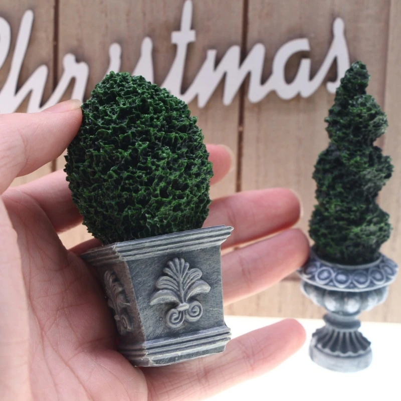 Realistic Miniature Potted Plant Figurine Artificial Green Plant Decoration for Doll House Landscape Scene Accessories 15UB
Realistic Miniature Potted Plant Figurine Artificial Green Plant Decoration for Doll House Landscape Scene Accessories 15UB