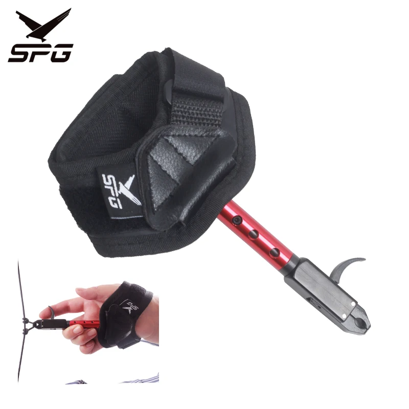 Compound Bow Wrist Release Aid 360 Degree Rotation Automatically Closes Bow and Arrow Adjustable Index Finger Release
Compound Bow Wrist Release Aid 360 Degree Rotation Automatically Closes Bow and Arrow Adjustable Index Finger Release