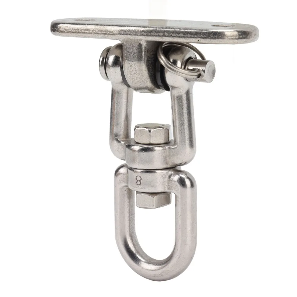 Durable Stainless Steel Hammock Hanging Kit 360 Degree Rotate Silver Heavy Duty Swing Hook Swing Hanging Hook Yard Pool
Durable Stainless Steel Hammock Hanging Kit 360 Degree Rotate Silver Heavy Duty Swing Hook Swing Hanging Hook Yard Pool