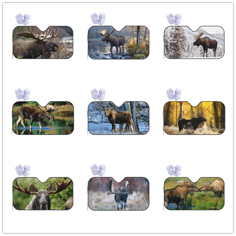 Moose Car Windshield Sun Shade - Blocks UV Rays Sun Visor Protector Sunshade To Keep Vehicle Cool
Moose Car Windshield Sun Shade - Blocks UV Rays Sun Visor Protector Sunshade To Keep Vehicle Cool