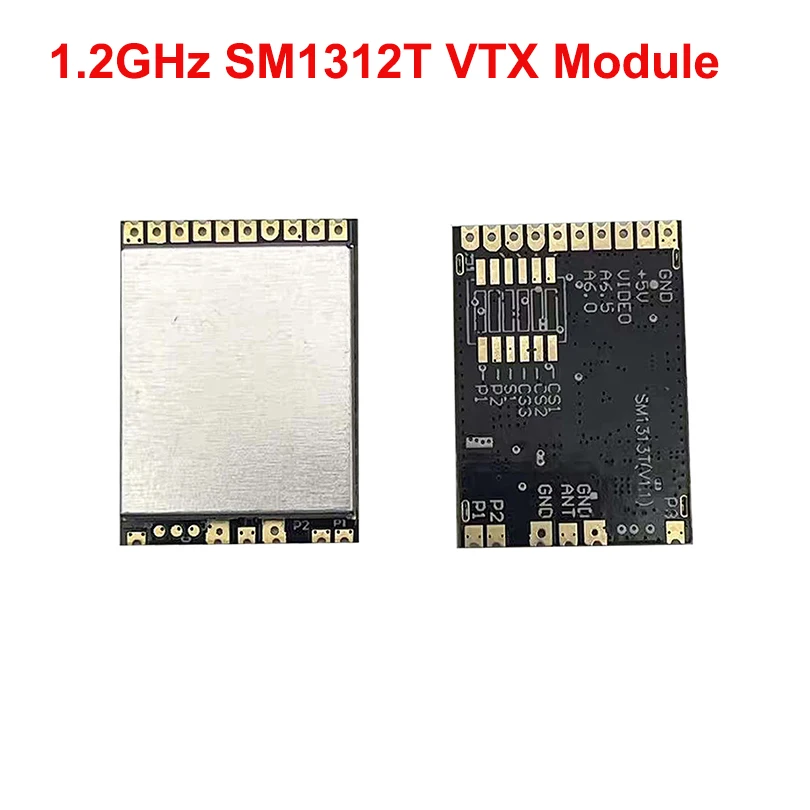 SM1312T 1.2G 1.3G 800MW Video Receiver VRX Transmitter A/V 1120~1360MHz VTX Module TX 8CH FM Modulation For RC Drone Quadcopter
SM1312T 1.2G 1.3G 800MW Video Receiver VRX Transmitter A/V 1120~1360MHz VTX Module TX 8CH FM Modulation For RC Drone Quadcopter